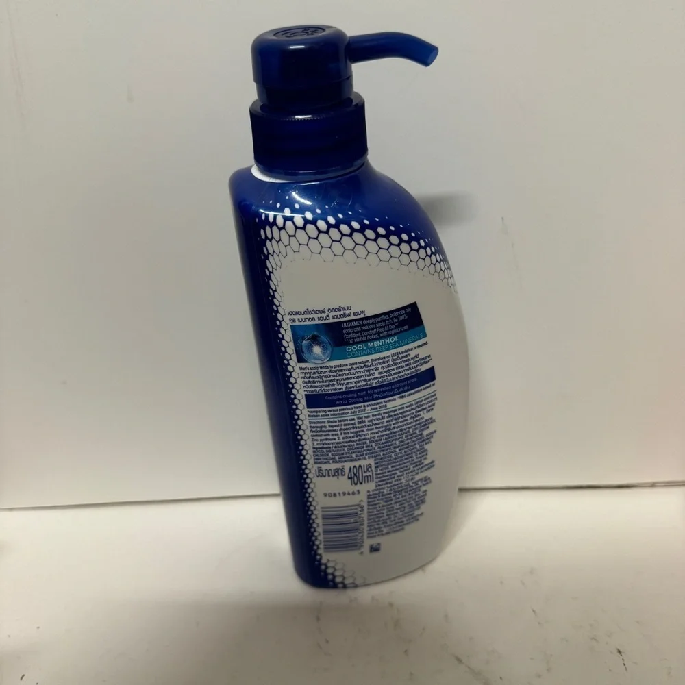 Head & Shoulders Men Anti Dandruff Cool Menthol Shampoo 16.2 OZ